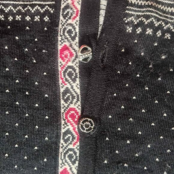 Dale of Norway Cardigan Sweater Wool Fair Isle Woman XS - Picture 9 of 10